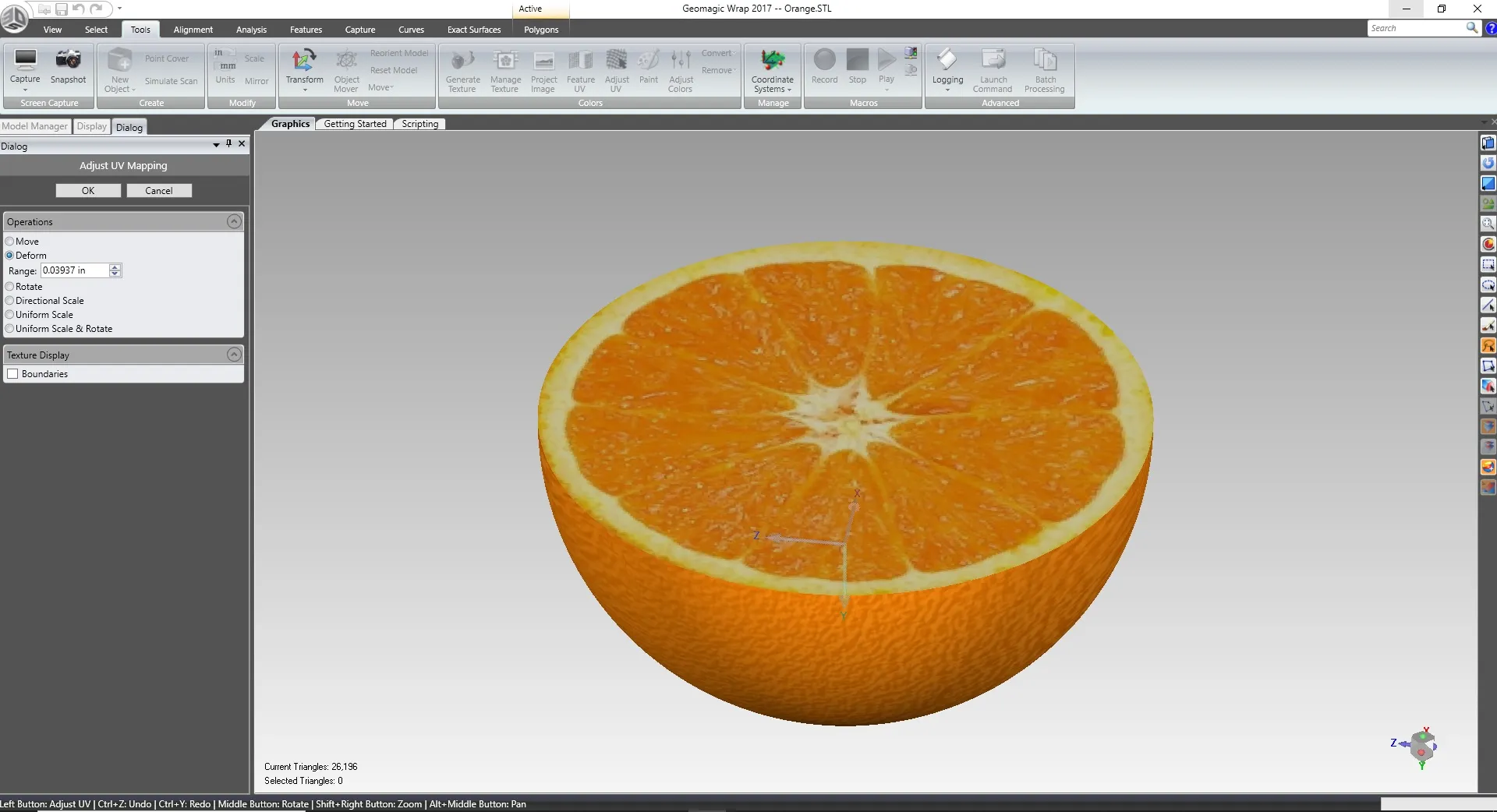 Learn More About the Geomagic Wrap Texture Modification Feature